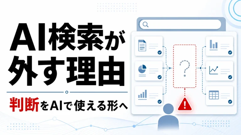 生成AI時代のナレッジマネジメントとは。RAGで失敗しないAI Readyの5つの手順