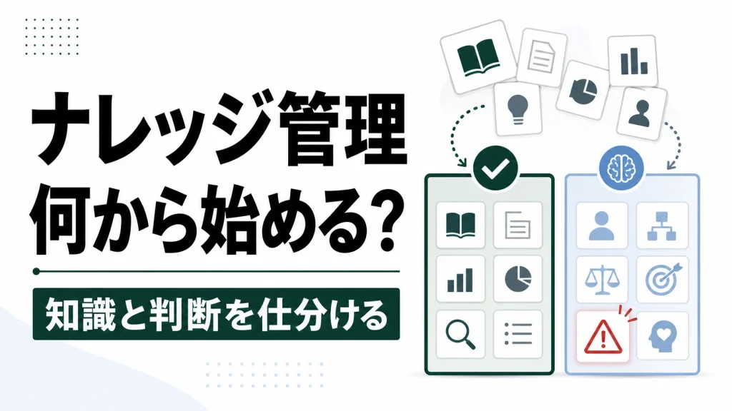 ナレッジマネジメントとは何か。SECIモデルから失敗しない6つの導入手順まで徹底解説
