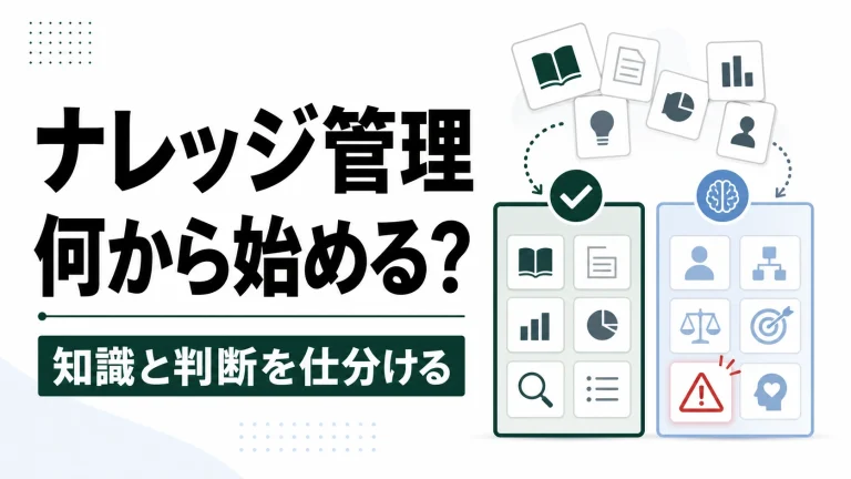 ナレッジマネジメントとは何か。SECIモデルから失敗しない6つの導入手順まで徹底解説