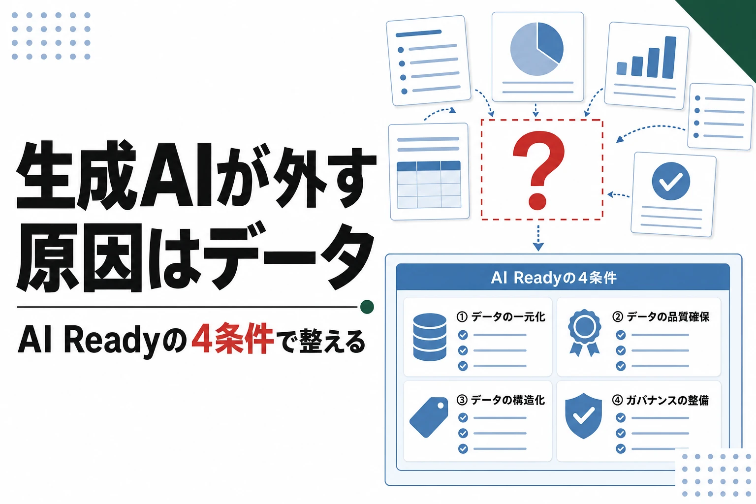 AI Readyとは。生成AIが参照して外さない社内ナレッジの整え方